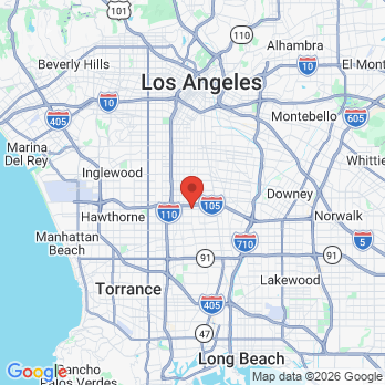 Map to Cheryl Bingham  DDS office in Los Angeles, CA