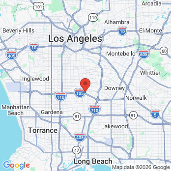 Map to Primera Dental  office in Lynwood, CA