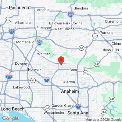 Map to Liberty Smile Center of La Habra office in La Habra, CA