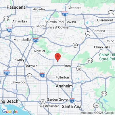 Map to  office in La Habra, CA