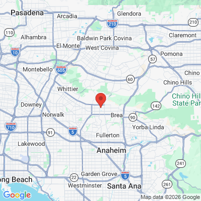 Map to  office in La Habra, CA