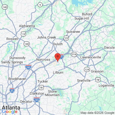 Map to  office in Norcross, GA