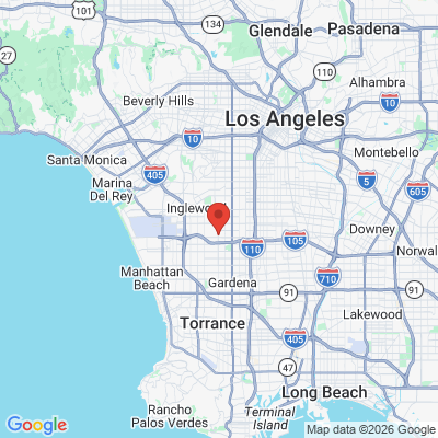 Map to  office in Inglewood, CA