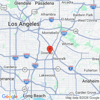 Map to Smile Center of Downey  office in Downey, CA