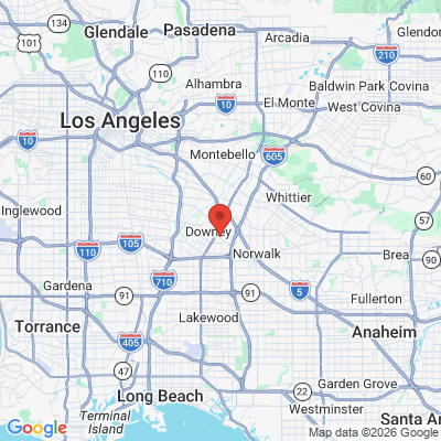 Map to Smile Center of Downey  office in Downey, CA