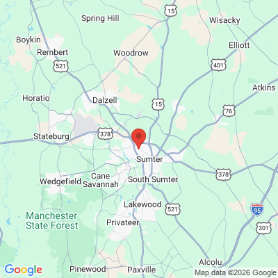 Map to  office in Sumter, SC