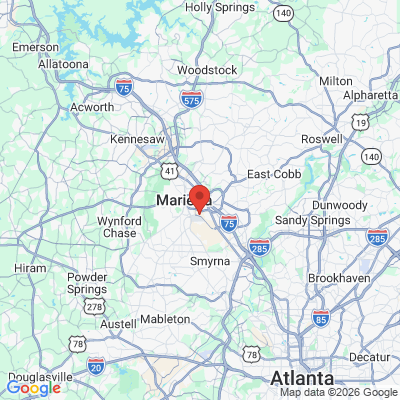 Map to  office in Marietta, GA