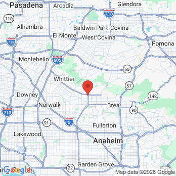 Map to Irwin Dentistry: Steve Irwin, DDS office in La Habra, CA
