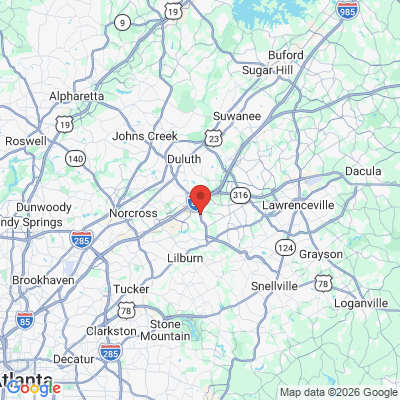Map to  office in Lawrenceville, GA