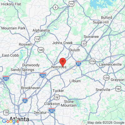 Map to  office in Norcross, GA