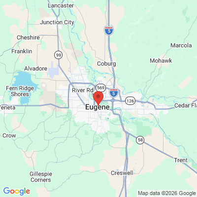 Map to  office in Eugene, OR