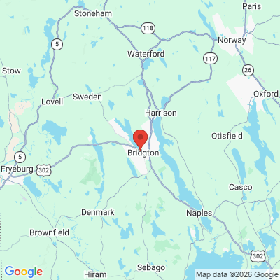 Map to  office in Bridgton, ME