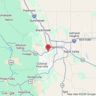 Map to  office in Rapid City, SD
