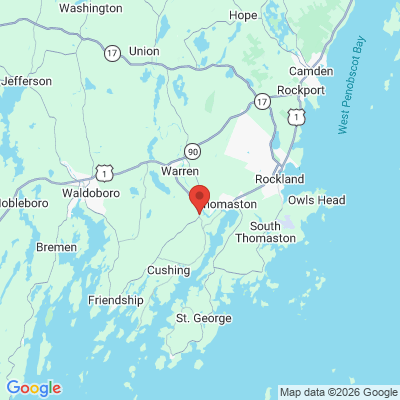 Map to  office in Warren, ME