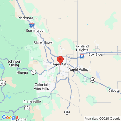 Map to  office in Rapid City, SD