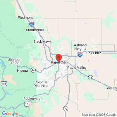 Map to  office in Rapid City, SD