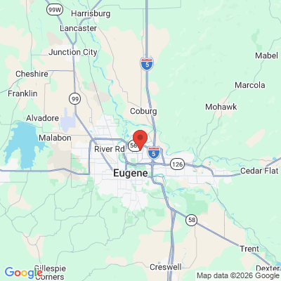 Map to  office in Eugene, OR