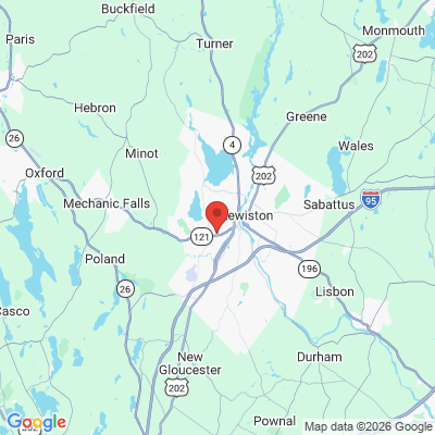 Map to  office in Auburn, ME