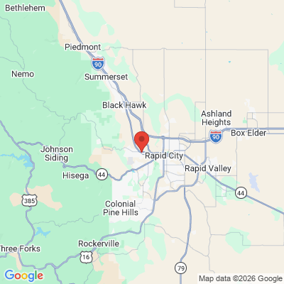 Map to  office in Rapid City, SD