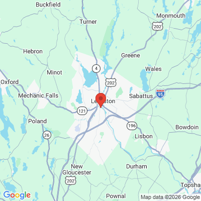 Map to  office in Auburn, ME