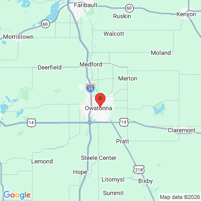 Map to  office in Owatonna, MN