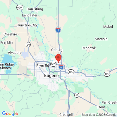 Map to  office in Eugene, OR