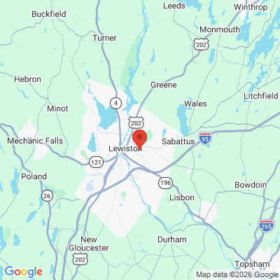 Map to  office in Lewiston, ME