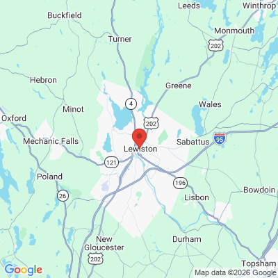 Map to  office in Lewiston, ME