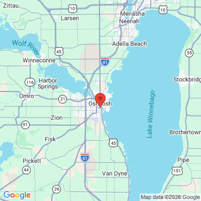 Map to  office in Oshkosh, WI