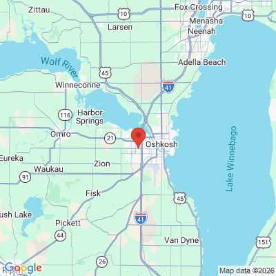 Map to  office in Oshkosh, WI