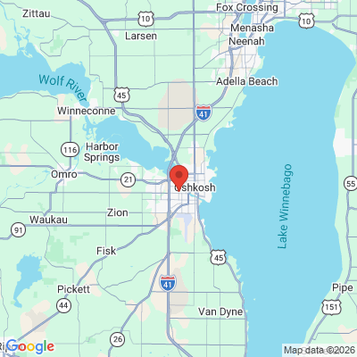 Map to  office in Oshkosh, WI