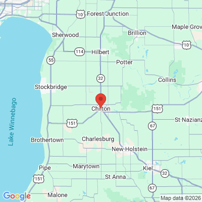 Map to  office in Chilton, WI