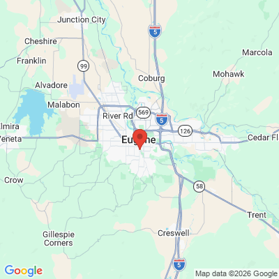 Map to  office in Eugene, OR
