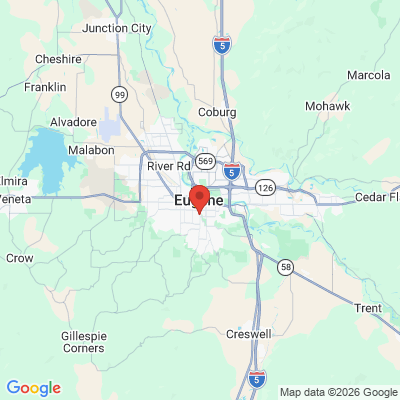 Map to  office in Eugene, OR