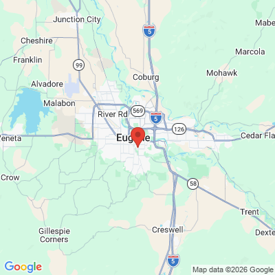 Map to  office in Eugene, OR