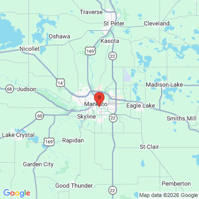 Map to  office in Mankato, MN