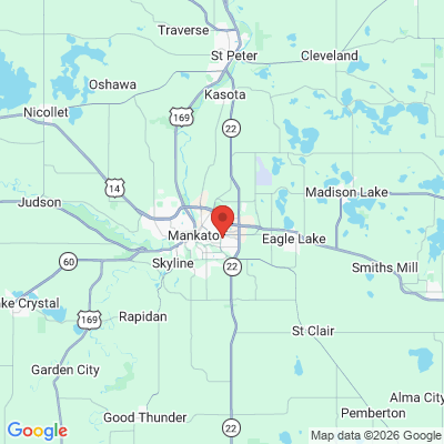 Map to  office in Mankato, MN