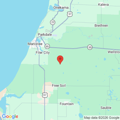Map to  office in Manistee, MI