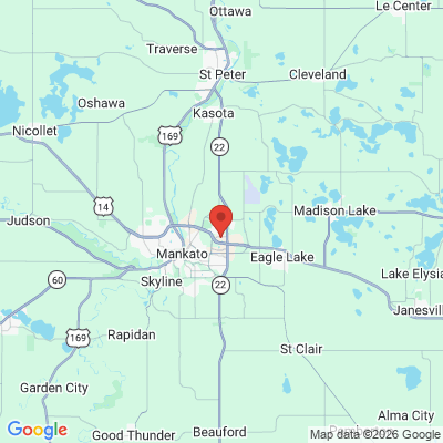 Map to  office in Mankato, MN