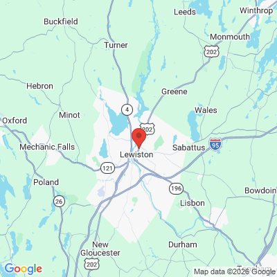 Map to  office in Lewiston, ME