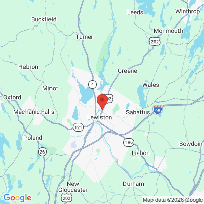 Map to  office in Lewiston, ME