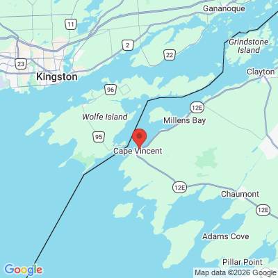 Map to  office in Cape Vincent, NY