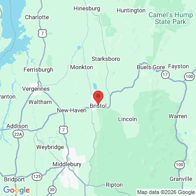 Map to  office in Bristol, VT