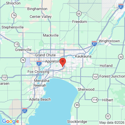 Map to  office in Appleton, WI