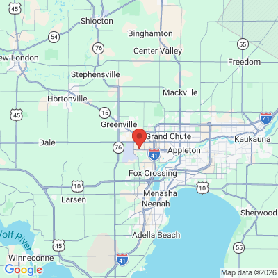 Map to  office in Appleton, WI