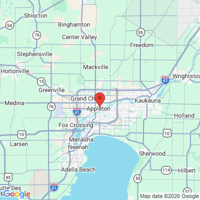 Map to  office in Appleton, WI
