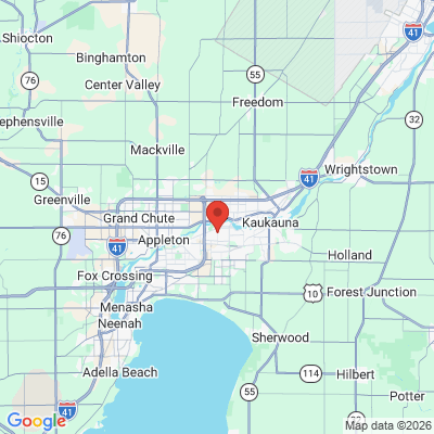 Map to  office in Kimberly, WI