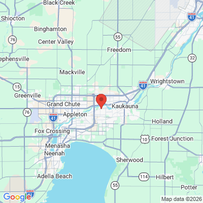 Map to  office in Kimberly, WI