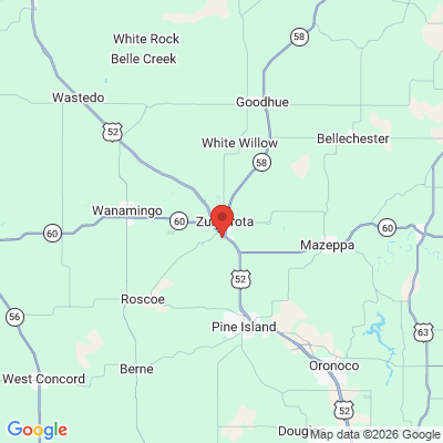 Map to  office in Zumbrota, MN