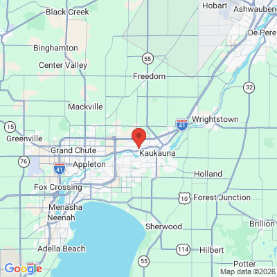 Map to  office in Little Chute, WI